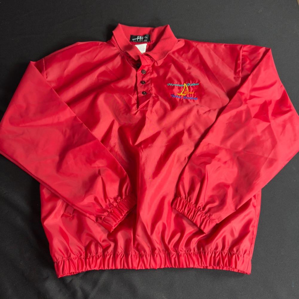 Vintage FTF Collection Flamingo Hilton Reno Tahoe Sailing Nylon Windbreaker Med
